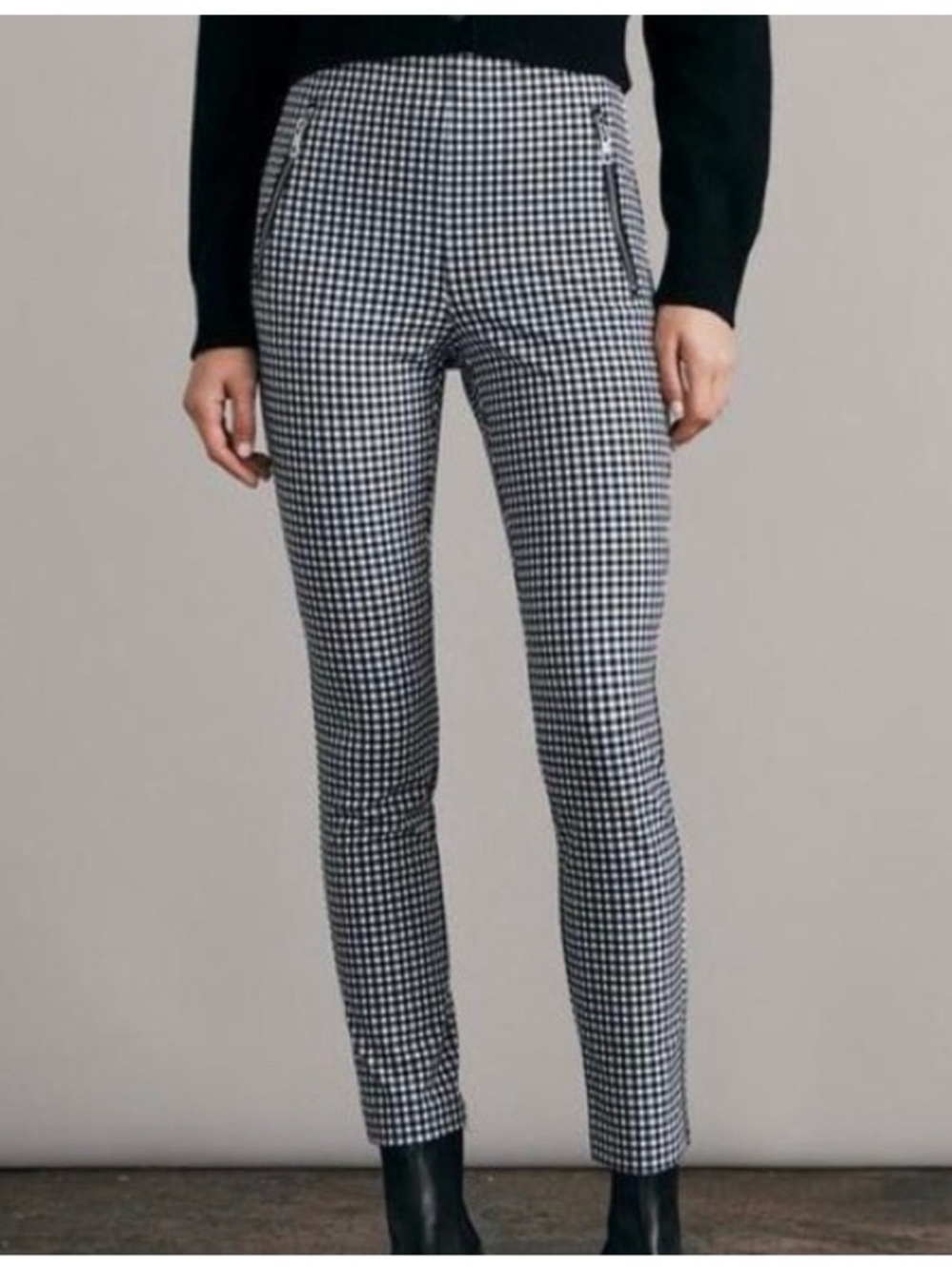 Rag & Bone Simone Gingham Ponte Pants